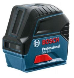 NIVEL LASER BOSCH GCL 2-15 ROJO HOR-VER-PTO PLOM