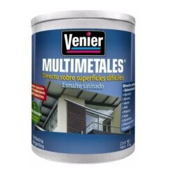 ESMALTE MULTIMETALES VENIER NEGRO 1L