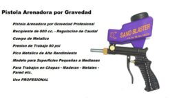 PISTOLA ARENADORA X GRAVEDAD PLASTICA