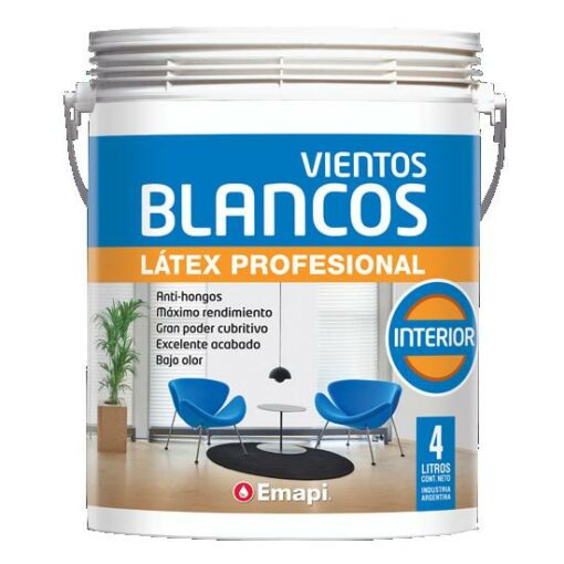 LATEX BLANCO INT-EXT EMAPI VIENTOS BLANCOS 4L